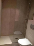 Zona baño 1 en Reforma integral Horta-Guinardó. Barcelona