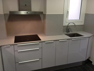Encimera de silestone en Reforma Integral Cocina 2. Les Corts. Barcelona