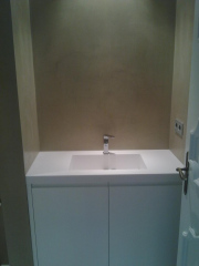 Detalle mueble baño. Ganduxer, Sarria. Barcelona