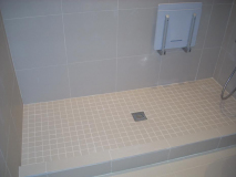 Ducha de obra mosaico. Turo de Monterols. Sant Gervasi. Barcelona